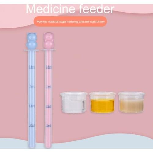 New Upgrade Newborn Medicine Feeder with Scale Multi-use Baby Liquid Food Feeding Squirt Portable Baby Supplies for Daily