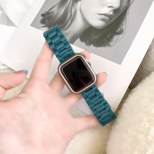 Excellent Wrist Strap for Apple Watch Band 42mm 38mm SE6 5 4 for iWatch Light Weight Correa Series 3 2 1 Replacement 44mm 40mm