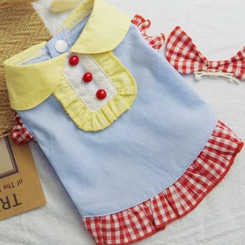 Dog Dress Chihuahua Pet Clothes Ropa Para Perros Cat Puppy Dress for Small Medium Dogs Dresses Malzis Summer Dog Clothes York