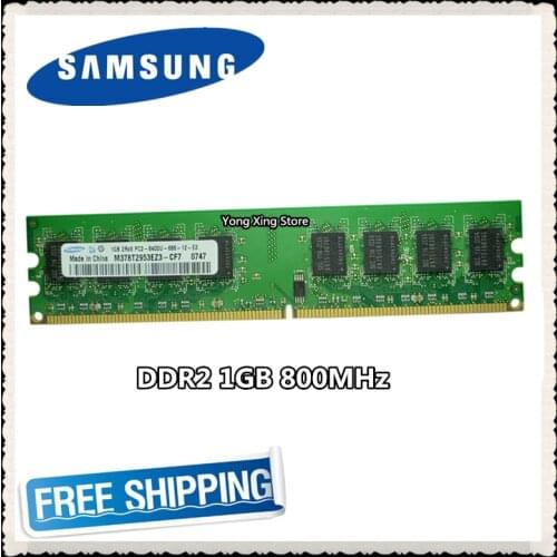 Samsung Desktop memory original 1GB PC2-6400 DDR2 800MHz computer PC RAM 800 1G 240-pin