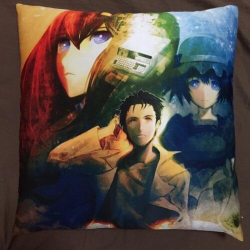 Steins Gate Steins;gate Anime Two Side Pillowcases Hugging Pillow Cushion Case Cover Otaku Cosplay Gift New 167