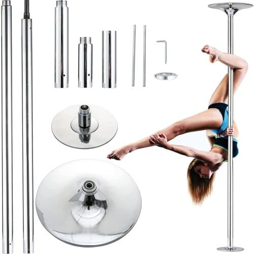 Stripper pole dance 360 Spin Professional Dance Pole Removable training pole X POLE Kit EASY Installation fedex ups FreeShipping