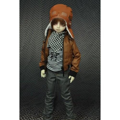 1/6 1/4 1/3 BJD clothes suit coat +jeans +T-shirt +hat for BJD/SD YOSD MSD SD13 SD17 uncle doll accessories C0087