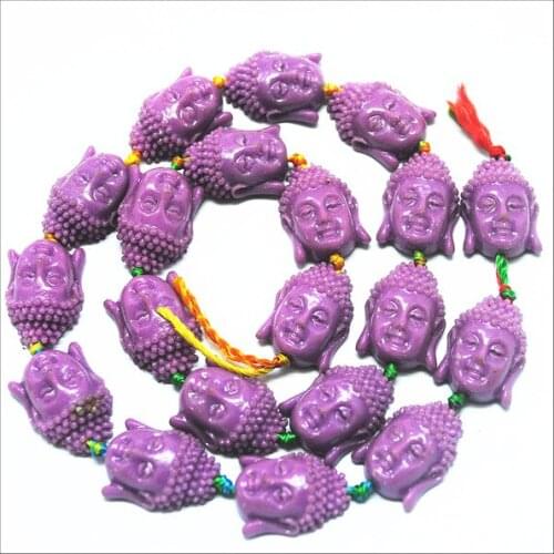 10pcs purple flat buddha firgues nice beads accessories size 13x18mm top fashion items very hot items diy findings