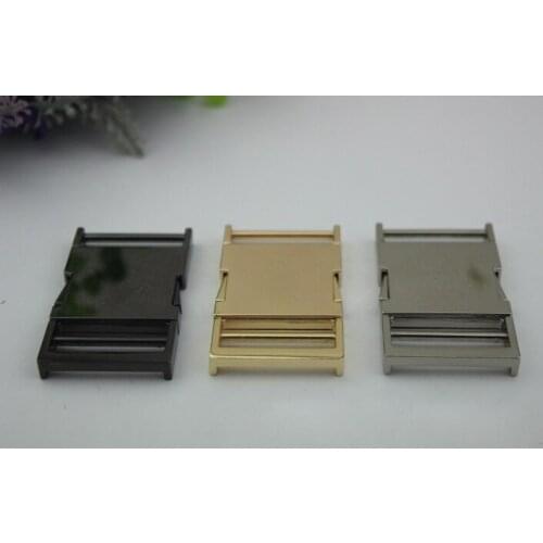 10pcs/lot 3.2 cm inner diameter high-grade bag accessories insert bag buckles safety clasp all metal insert buckle