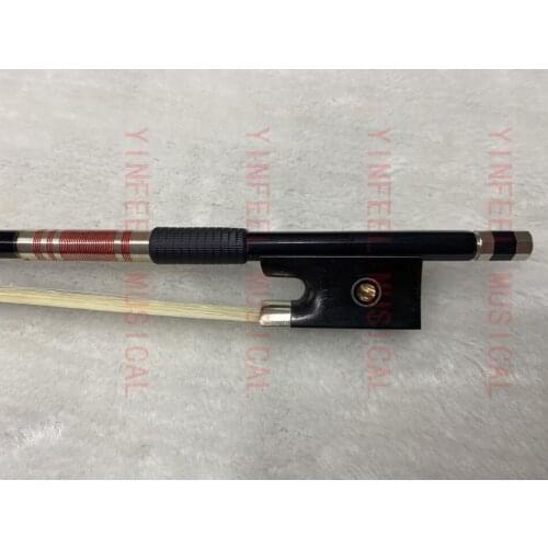 5pcs of 4/4 Violin Bow Carbon Fiber Violin Bow Ebony Frog For red sting Violin For Beginners & Students Violin Accessories