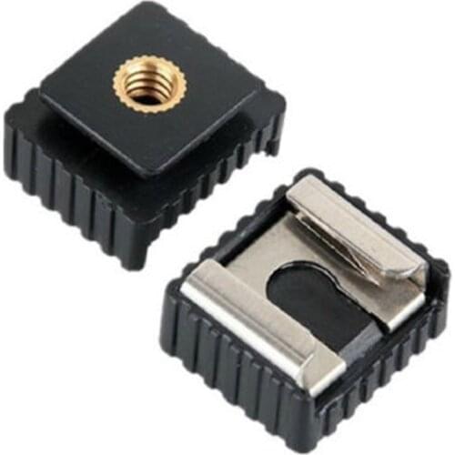 Free shipping SC-6 Hot shoe Adapter for flash Speedlite Standard Mount Photo Studio Accessories Adapter to 1/4 Thread tripod