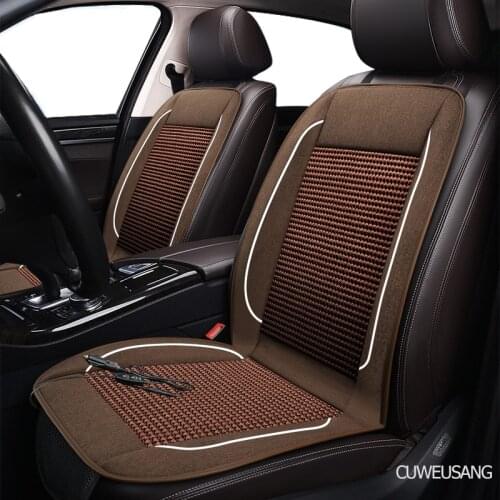 CUWEUSANG 12V Seat ventilation 1pc car seat cover for Lincoln all models Navigator MKZ MKC MKX MKS MKT summer Pad Cushion