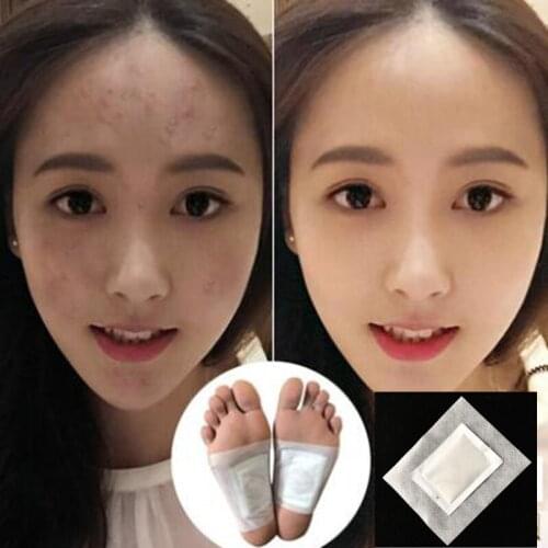 Detoxification Bamboo Vinegar Foot Patch Pad Toxin Leg Slimming Cleanser Body Health Paste Bulk 10 Pieces = 5 Sets