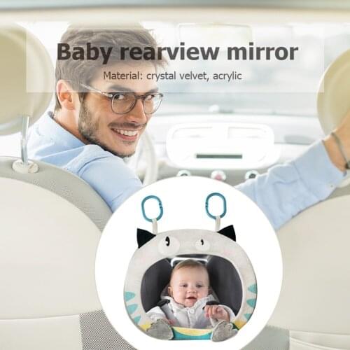 Baby Rearview Mirror Components Baby Rearview Mirror Adjustable Back Seat Mirror Car Accessory Auto Kids Monitor