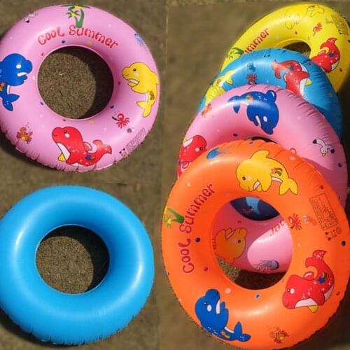 Children cartoon swimming ring female male adult student child universal inflatable lifebuoy 50-90cm