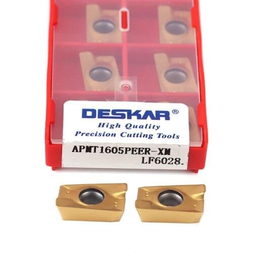APMT1605PEER-XM LF6018 CNC Lathe Tools Milling Cutter Milling Blades APMT1605PEER-XM LF6028 Carbide Inserts For Processing Steel