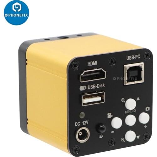 HDMI Microscope Camera Full HD 30FPS 2K 2MP USB Industrial Electronic Digital Video Microscope Camera for Phone CPU PCB Repair