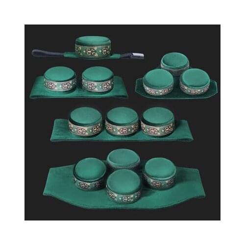 Brass Copper Moxa Moxibustion Box Bag Moxa Burner Acupuncture Roller Stick Holder Neck Arm Body Acupoint Massage Therapy Device