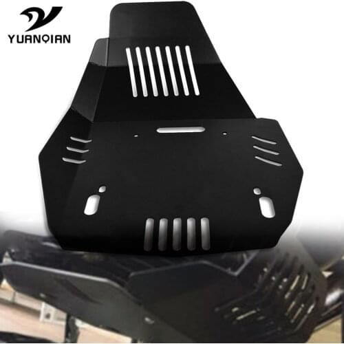 Motorcycle Aluminum Black Engine Protection Cover Bash Guard Sump Plate Fit For Benelli Jinpeng TRK502 502X TRK 502 X 2018-2019