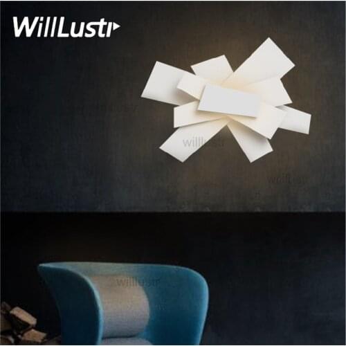 Big Bang Wall Lamp Modern Design Lighting Bigbang Wall Sconce Metal Material light white red color iron color decor lights