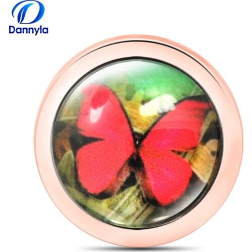 Wholesale 1pc/lot 33mm My Moneda Glass Butterfly Coin Fit 35mm Coin Frame MICO221-231