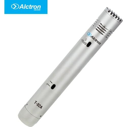 Original Alctron T02A musical instrument condenser mic piano guitar Gold-plated small diaphragm orchestra Musical instrument