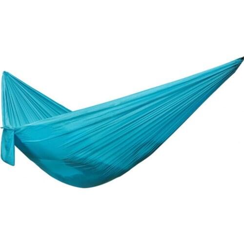 Hanging Swing Healthy Wear-resistant Nylon Anti-rollover Single Hammock with Strapping Belt Camping Equipment Accessories