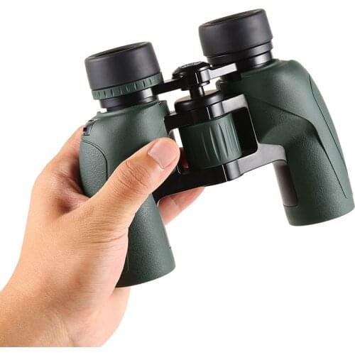 Portable Telescope 8x32 Porro Waterproof Binoculars Bak4 Prism Optics Compact Telescope for Camping Hunting Eyeskey