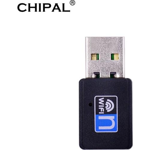 CHIPAL 150mbps wi-fi receiver mini wireless usb adapter 802.11B/G/N ethernet adapter network card Support Windows PC Computer