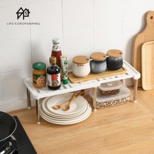 Adjustable Storage Shelf Shoe Rack Cabinet Holders Home Closet Organizer Space Saving Wardrobe Shelves Kitchen Organizer