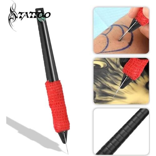 3D Hand Poke and Stick Tattoo Manual Pen Professional DIY Tattoo Tool Needles Accessories Body Art Permanent Makeup Supplies