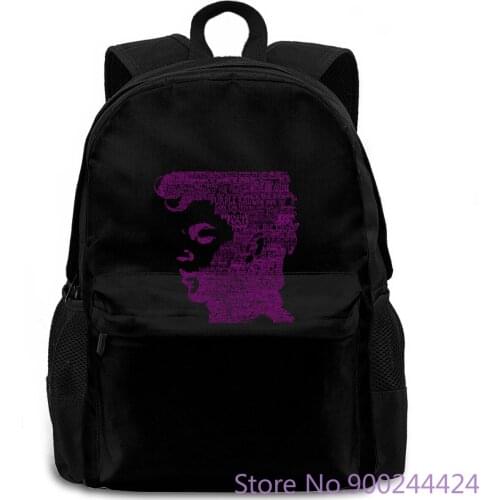 Prince Songs Portrait Tribute Purple Rain When Doves Cry Kiss New New Unisex women men backpack laptop travel school adult