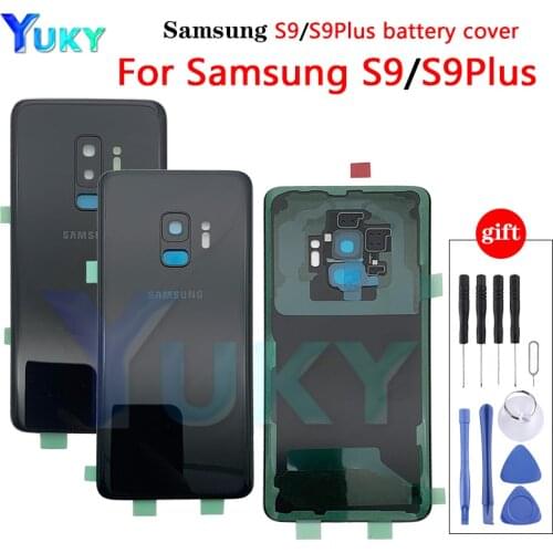 Samsung Galaxy S9 G960 SM-960F S9 Plus S9 + G965 SM-G965F Glas Terug Batterij Behuizing Reparatie Cover Achterklep Case vervangi