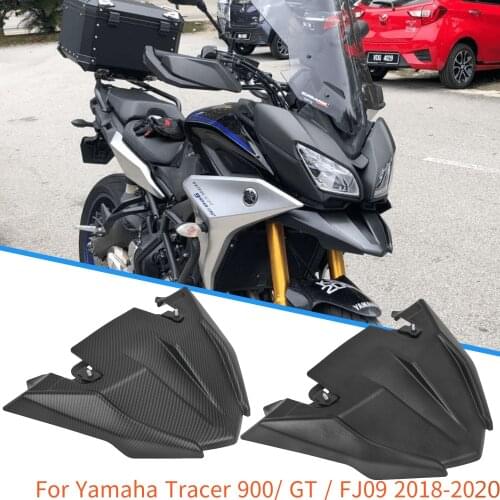 Motorcycle Front Fender Beak Nose Cone Extension Cover Extender Cowl for Yamaha MT-09 FJ09 MT09 Tracer 900 GT 2018 19 2020 2021