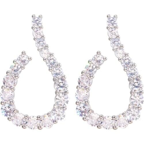 Bettyue New Arrival Ingenious Design Shiny Cubic Zircon Earring For Women Noble Jewelry Fashion Party Charming Dress-Up
