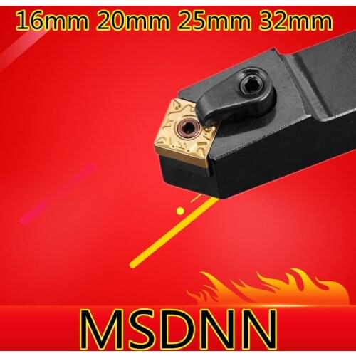 1PCS MSDNN1616H12 MSDNN2020K12 MSDNN2525M12 MSDNN2525M15 MSDNN3232P12 MSDNN3232P15 CNC Lathe Tools External Turning Tool Holder