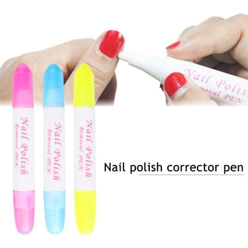 1PCS Nail Polish Remover Cleaner Nail Art Corrector Pen UV Gel Nail Polish Remover Pen Manicure Nail Tools liquid monomer