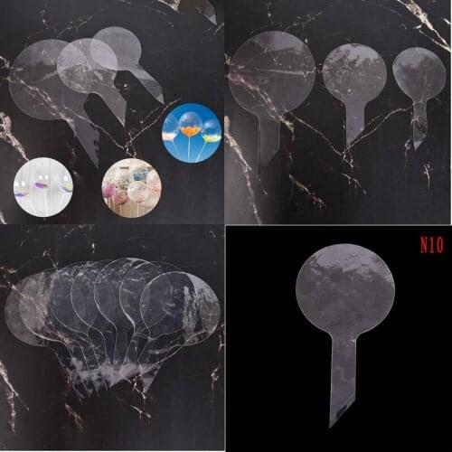 10pcs 10 Inch No Wrinkle Bobo Transparent Clear Balloons Marriage Wedding Decro Helium Inflatable Balls Gifts Favor