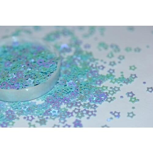 100 grams Laser Heart Flower Star Nail art Glitter For Nail art decoration