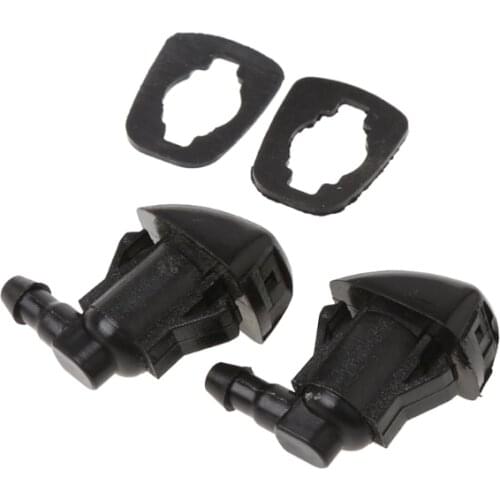 2Pcs Fan Shape Windshield Wiper Washer Jet Nozzle Spray For Toyota E120 Corolla Camry XV30