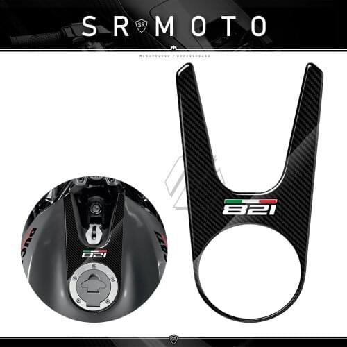 3D Carbon-look Motorcycle Tank Pad Protector Case for Ducati Monster 821 2015-2017