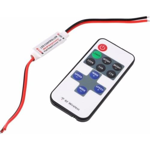 5-24V RF11 Keys Monochromatic Controller RF Monochromatic Light Strip Light String Remote Control led Dimmer