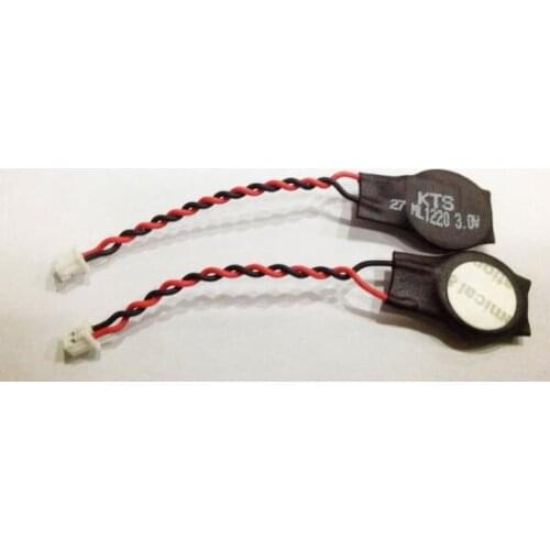 50PCS New ML1220 notebook backup memory battery ml1220 with cable plug computer motherboard battery