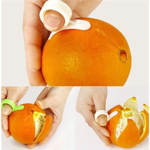 8pcs Finger Type Open Orange Peel Orange Device Kitchen Gadgets Cooking Tools Peeler Parer Home Gadgets Kitchen Accessories