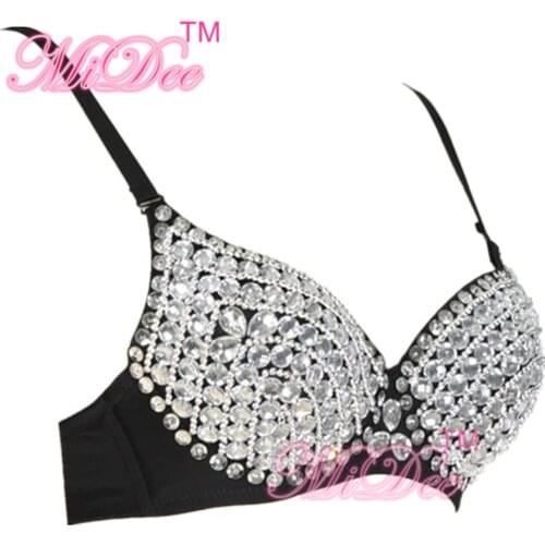 Nightclub Wear Bras Belly Dance Beaded Bras Sexy Revit Bras Wear