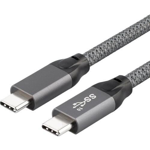 Type-C USB 3.1 Gen 2 Cable (3Ft/1M) 20 Gbps 5A 100W Power Delivery PD Fast Charging with E-Marker