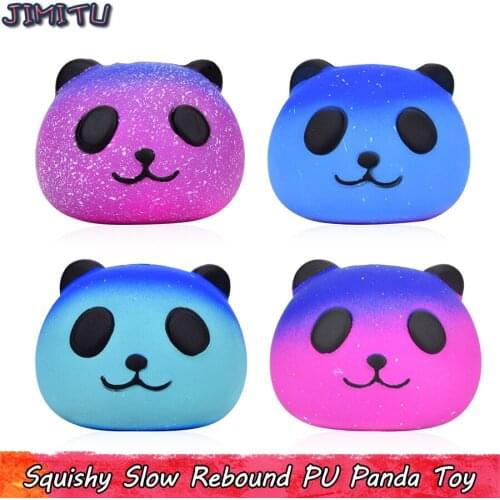 Galaxy Panda Squishy Toys Squishies Slow Rebound Antistress Cute Baby Toy Decompression Party Home Decoration Gifts for Children