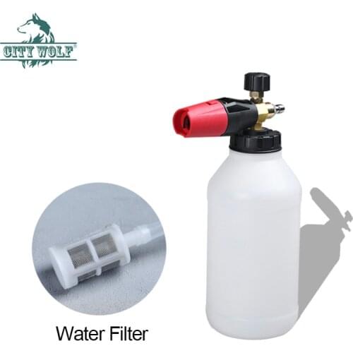 2L car washer snow foam nozzle soap sprayer lance for high pressure washer accessoires window floor pool garden cleaning tool