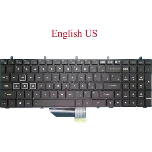 Laptop Backlit US FR BE SP PO IT Keyboard For Quanta NL9 NL9K English French Belgium Portugal Spanish Italy AENL9B00110 New