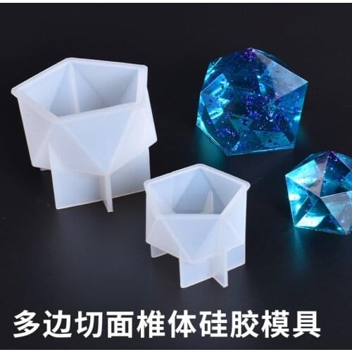 New Transparent Silicone Mould Dried Flower Resin Decorative Craft DIY Cut diamond cone Mold epoxy resin molds for jewelry