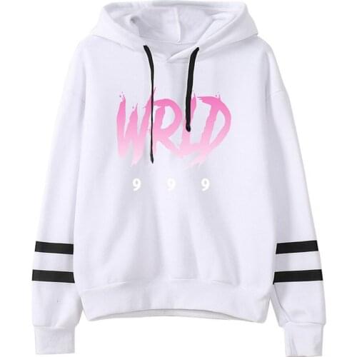 New Hoodie Juice WRLD Hoodies Pocketless Mens Boys Sweatshirt Autumn Street Wear Long Sleeve Ms. Girl White Hoodie Sports Top