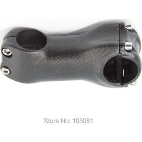 Newest 6&17 degrees Mountain bike matt 3K full carbon fibre bicycle stem road 31.8*70-130mm 6/17 angle light MTB parts Free ship