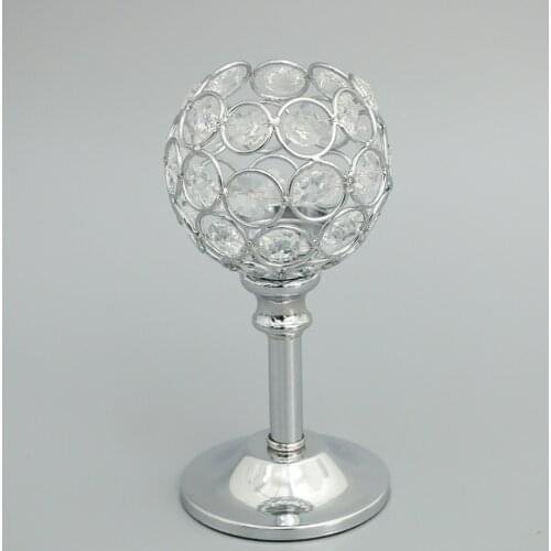 European Style Candle Holder Crystal Candlestick for Wedding Party Home