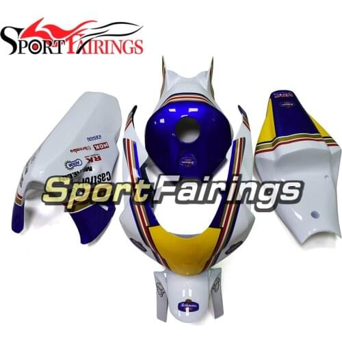 Fiberglass Racing Complete Fairings For Honda CBR1000RR Year 06 07 2006 2007 Motorcycle Bodywork Motorbike White Blue Yellow New
